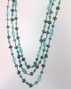 Collana perle apatite